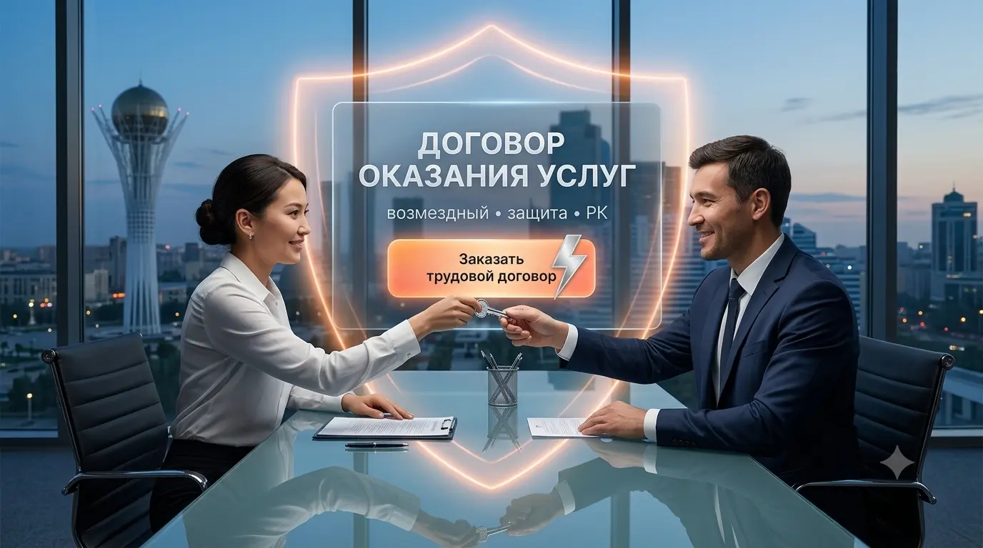 Договор оказания услуг в РК: как составить в 2026 году